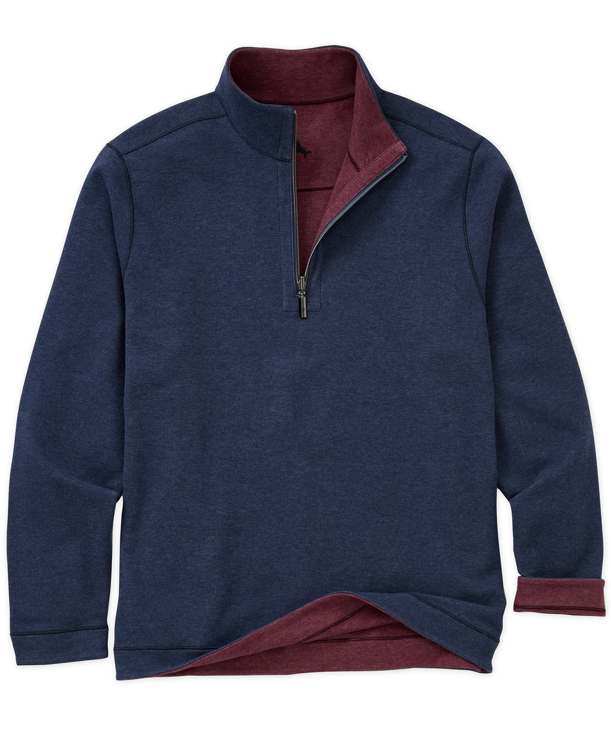 Tommy Bahama Long Sleeve Flipview Half-Zip Pullover, Men's Big & Tall