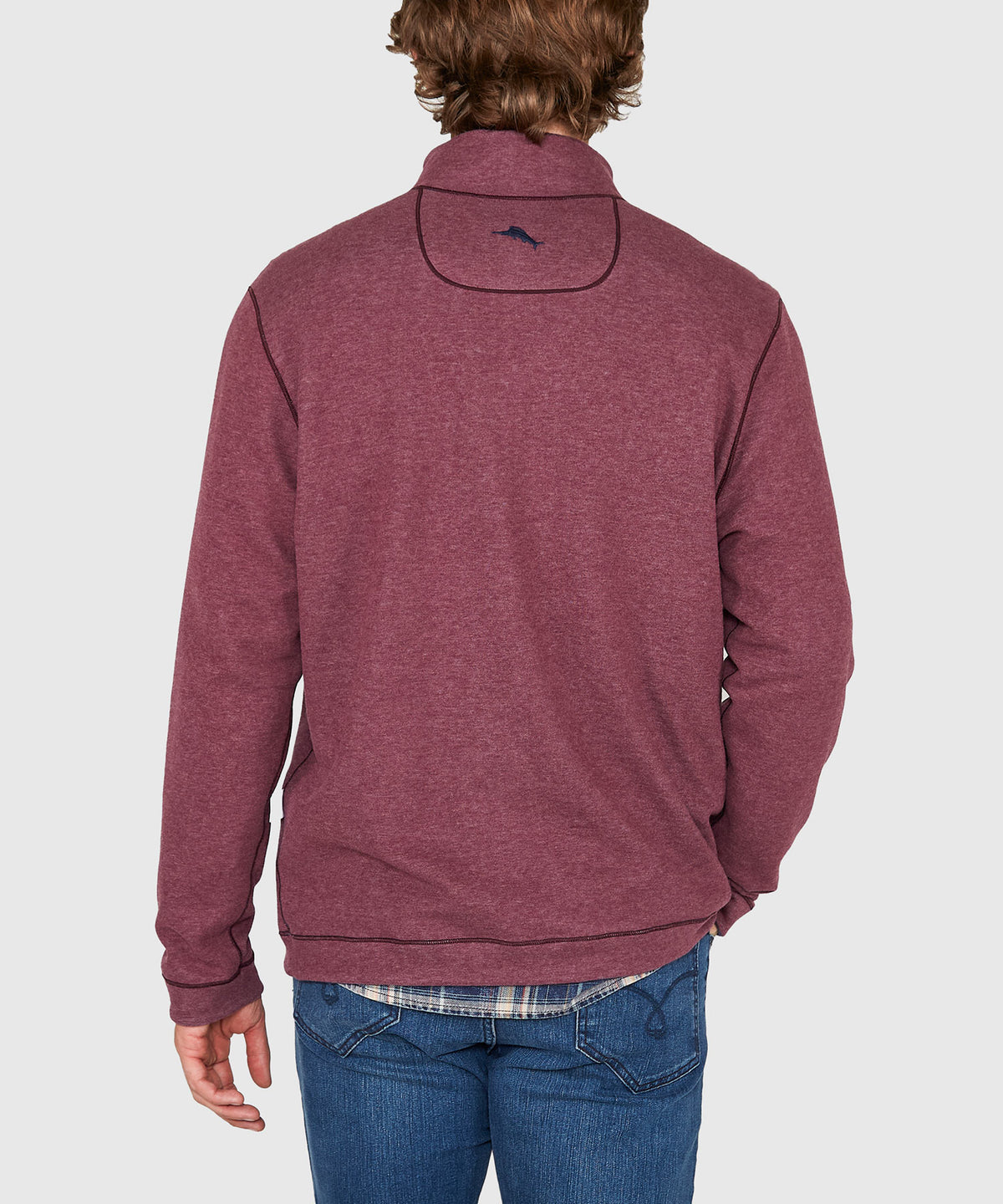 Tommy Bahama Long Sleeve Flipview Half-Zip Pullover, Men's Big & Tall