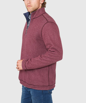 Tommy Bahama Long Sleeve Flipview Half-Zip Pullover
