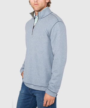 Tommy Bahama Long Sleeve Flipview Half-Zip Pullover