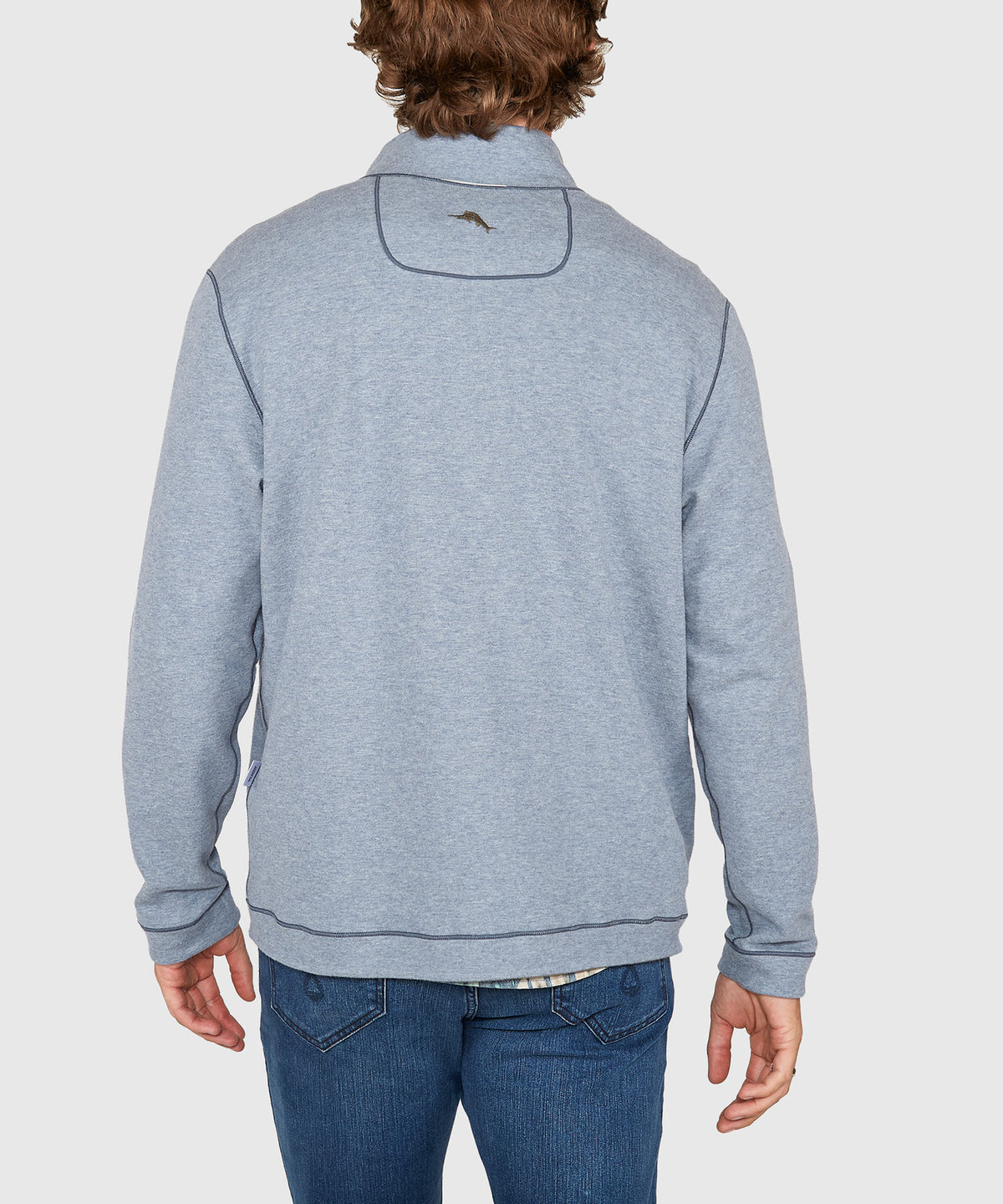 Tommy Bahama Long Sleeve Flipview Half-Zip Pullover, Men's Big & Tall
