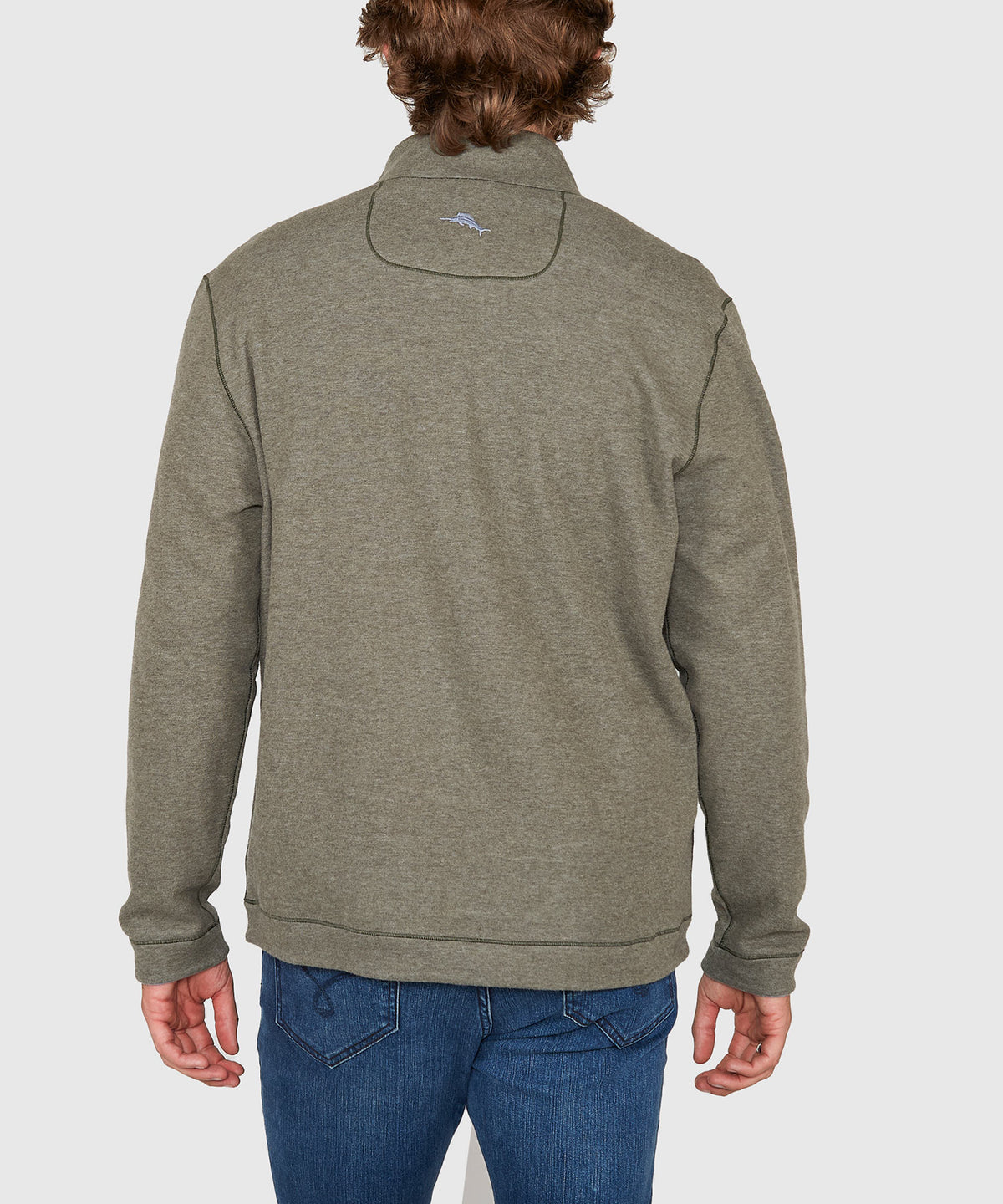 Tommy Bahama Long Sleeve Flipview Half-Zip Pullover, Men's Big & Tall