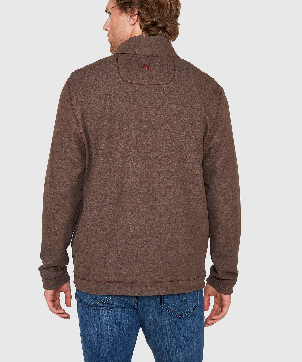 Tommy Bahama Long Sleeve Flipview Half-Zip Pullover, Men's Big & Tall