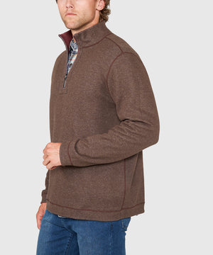 Tommy Bahama Long Sleeve Flipview Half-Zip Pullover