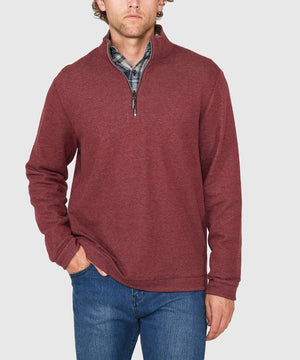 Tommy Bahama Long Sleeve Flipview Half-Zip Pullover