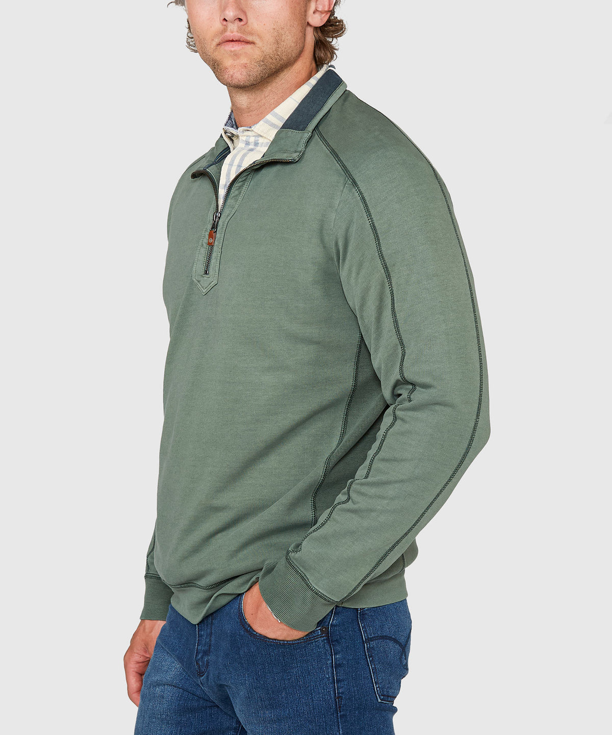 Tommy Bahama Long Sleeve Ben & Terry Half-Zip Pullover, Men's Big & Tall