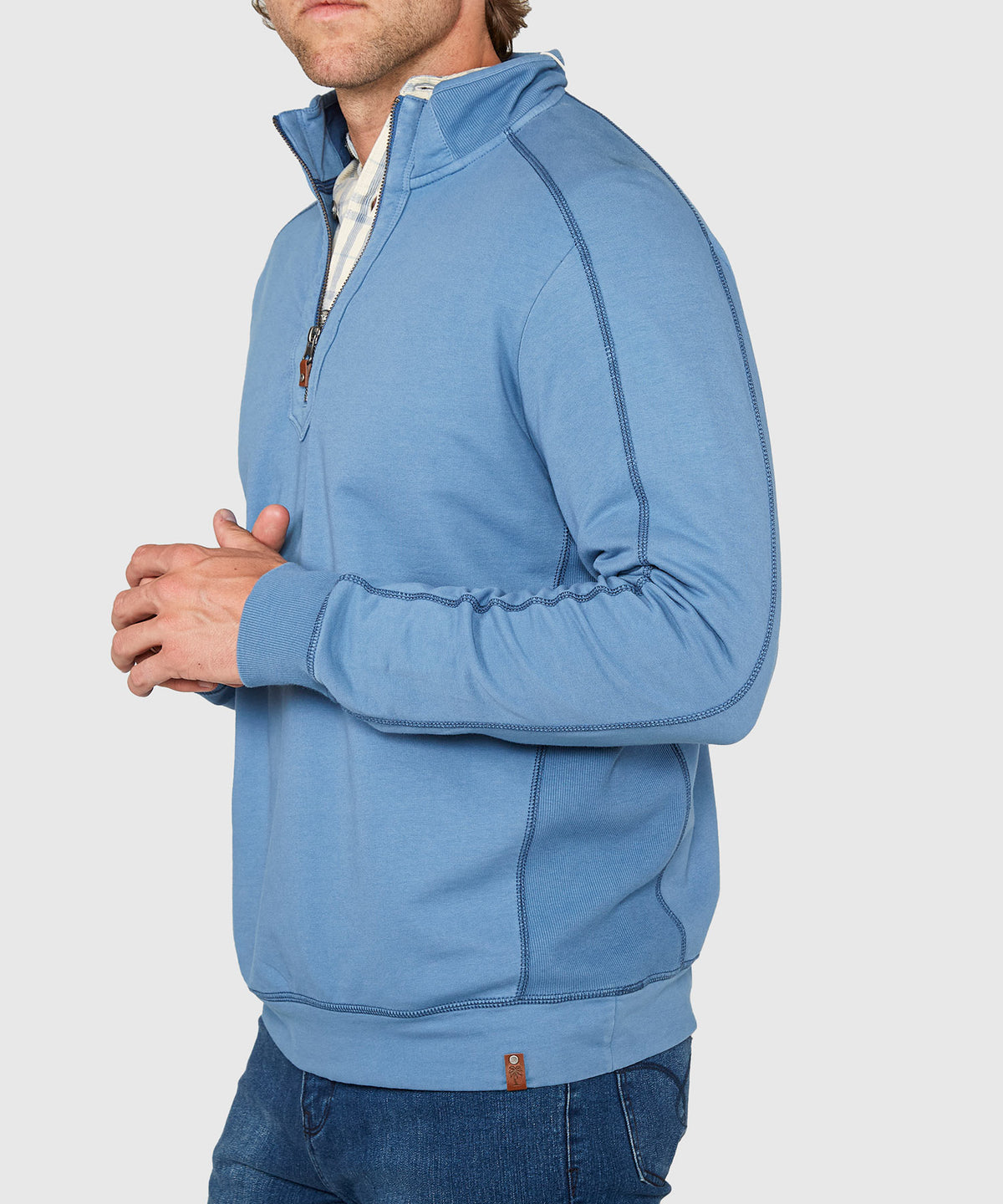 Tommy Bahama Long Sleeve Ben & Terry Half-Zip Pullover, Men's Big & Tall
