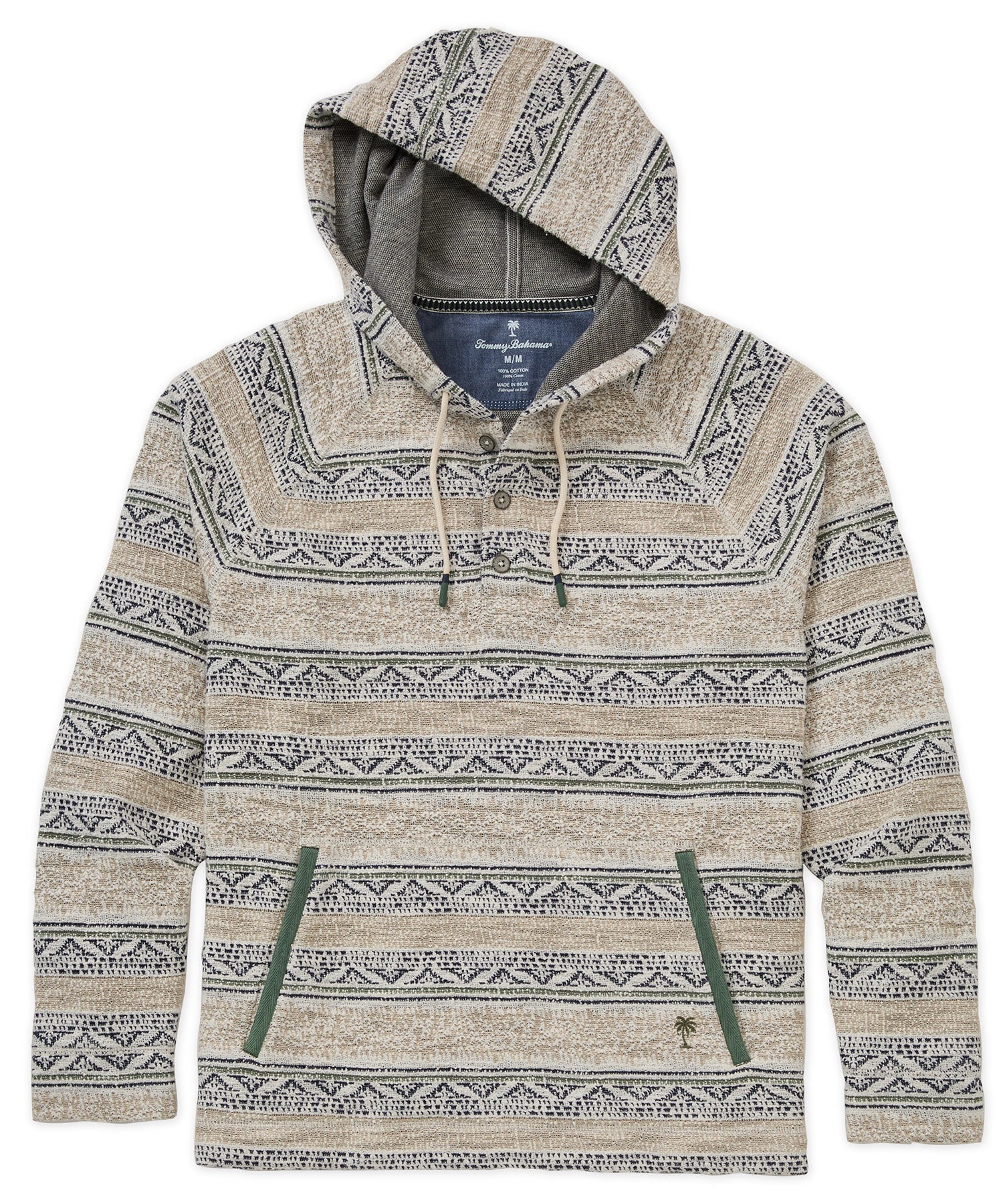 Tommy Bahama Long Sleeve Golden Sands Hoodie Pullover, Men's Big & Tall