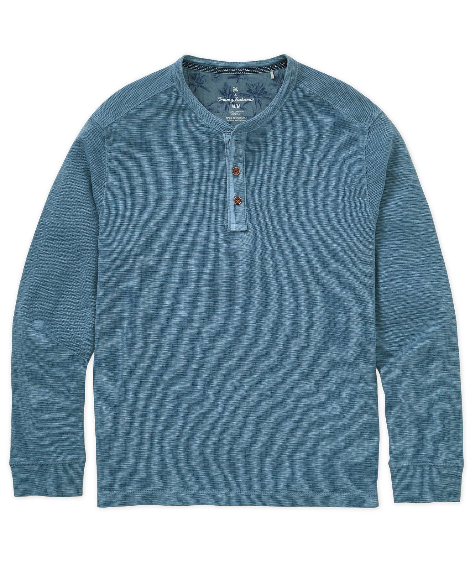 Tommy Bahama Long Sleeve Port Oasis Henley Pullover