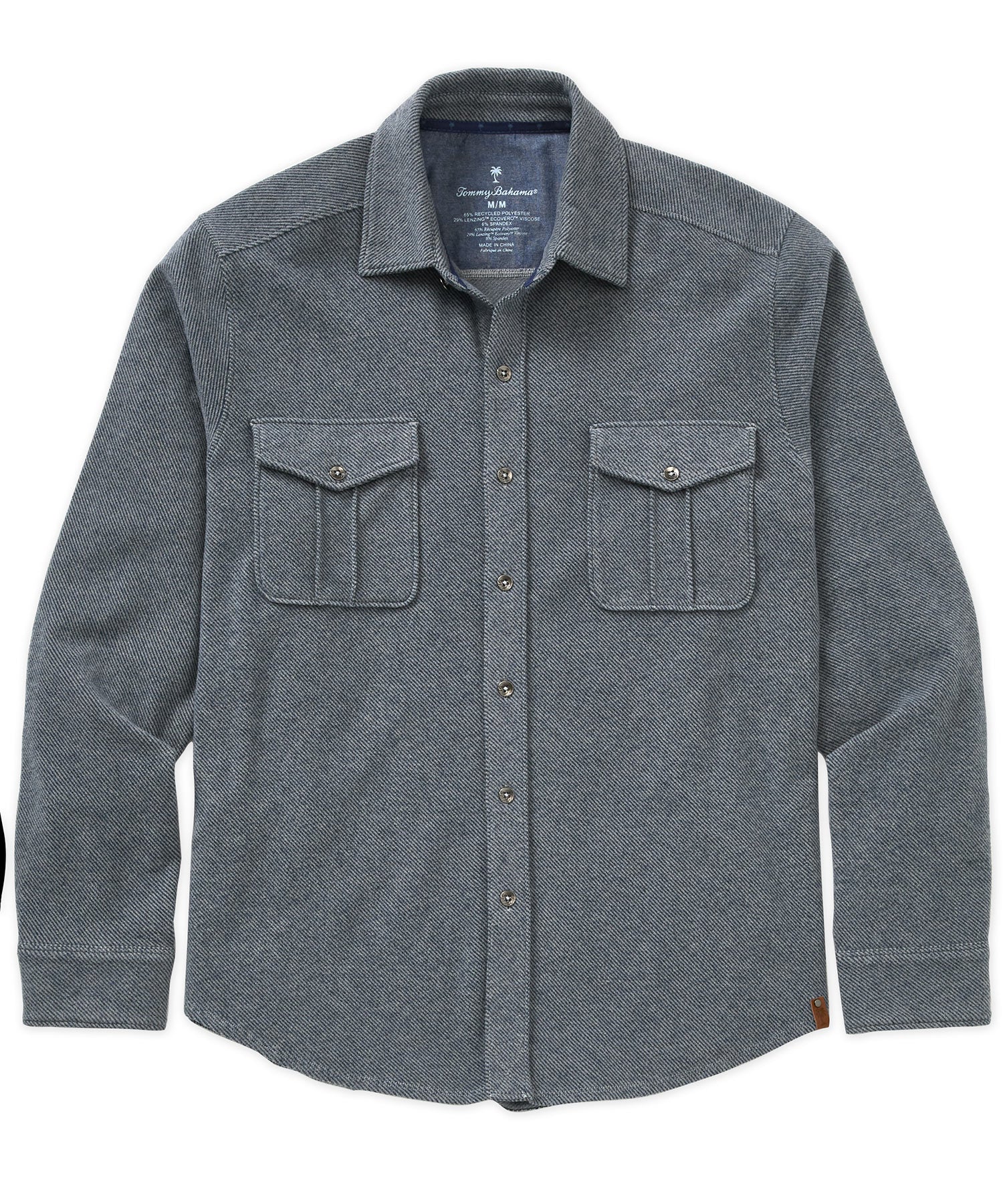 Tommy Bahama Long Sleeve Fireside Coast Sport Shirt, Men's Big & Tall