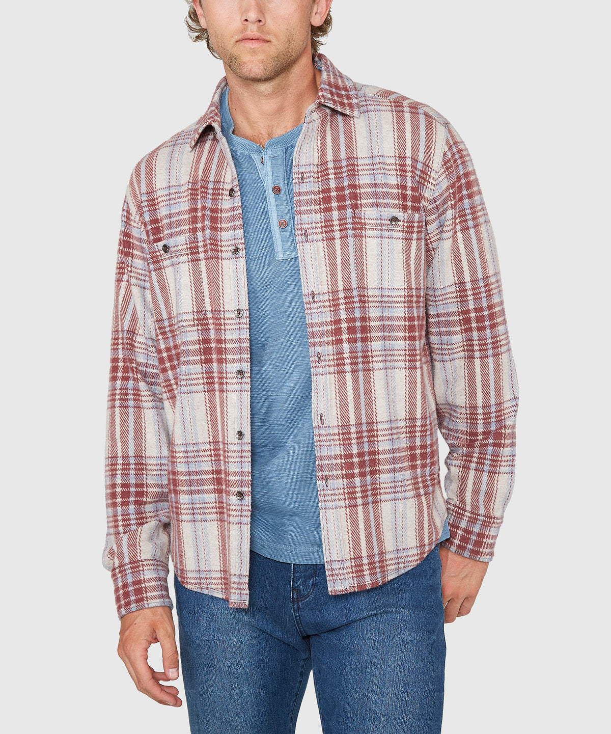 Tommy Bahama Long Sleeve Fireside Santa Fe Sport Shirt, Men's Big & Tall