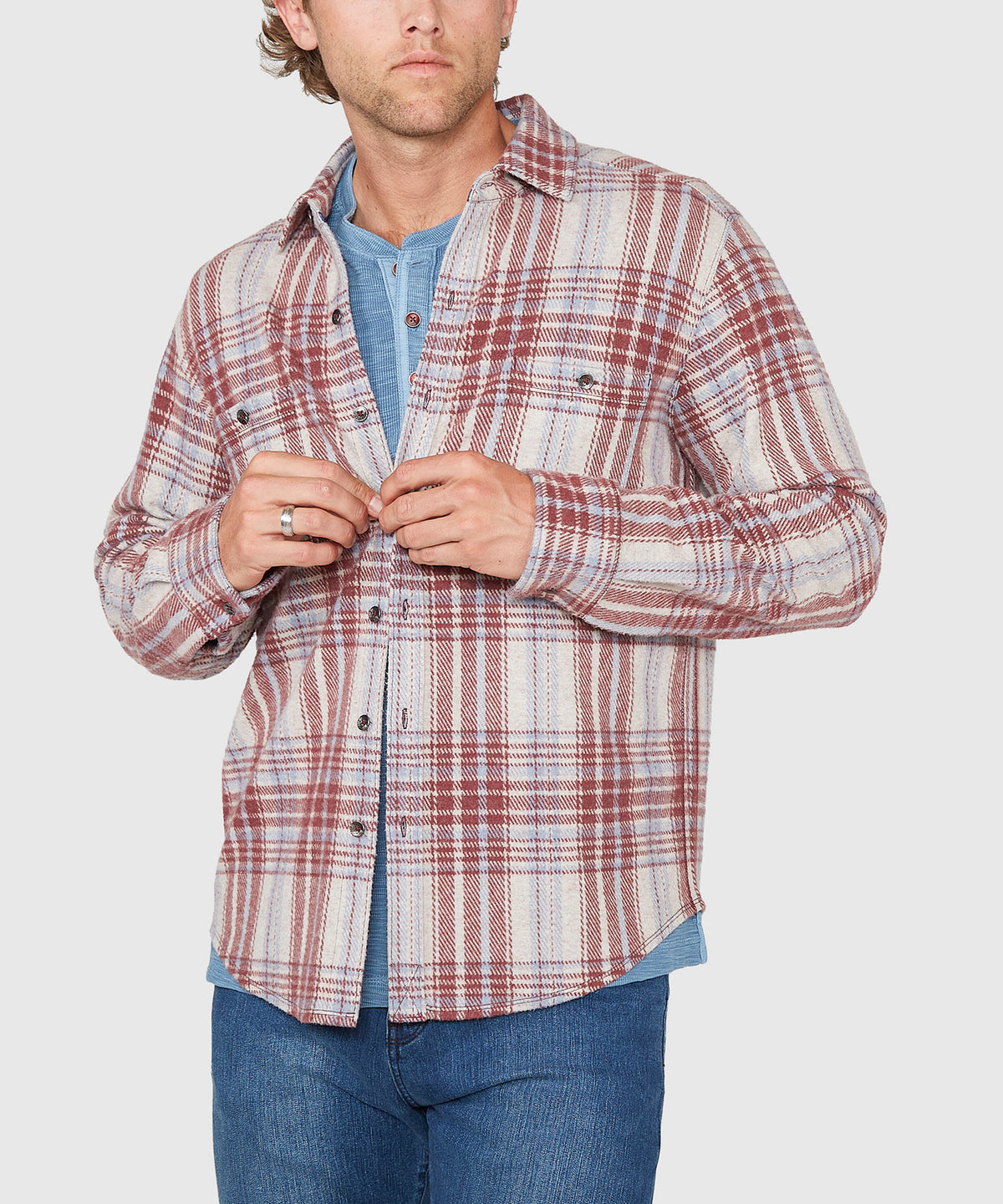 Tommy Bahama Long Sleeve Fireside Santa Fe Sport Shirt, Men's Big & Tall