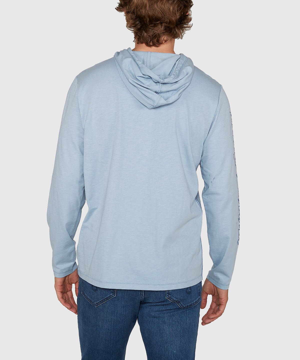 Tommy Bahama Long Sleeve Azul Haze Lux Hoodie T-Shirt, Men's Big & Tall