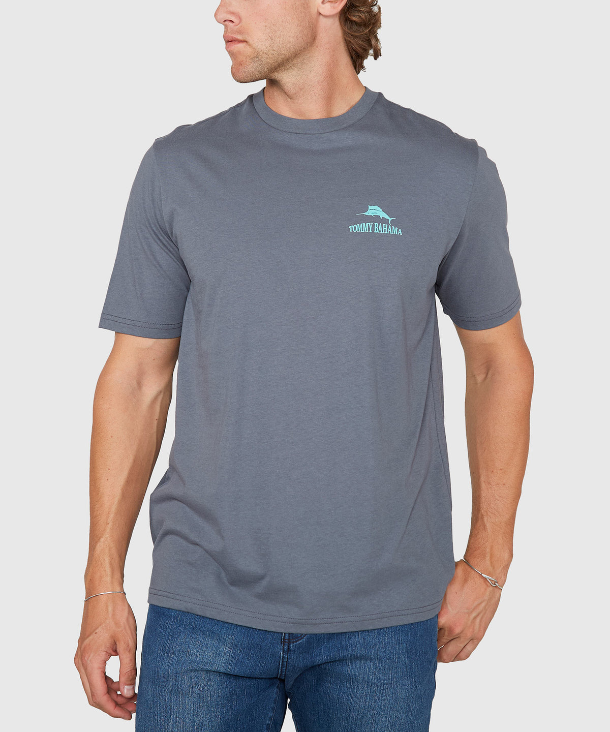 Tommy Bahama Short Sleeve Fantasy Draft Printed T-Shirt, Men's Big & Tall