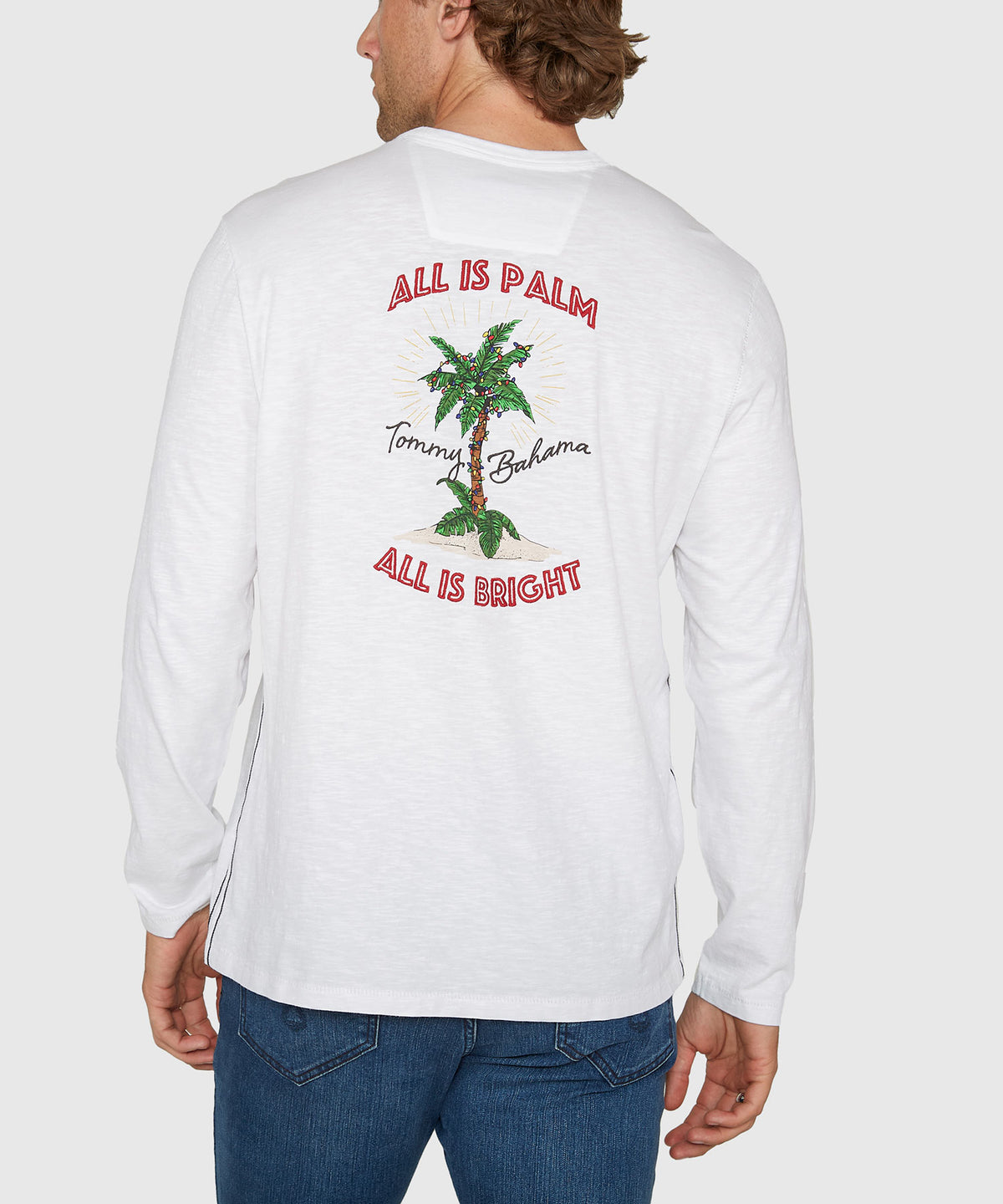 Tommy Bahama Long Sleeve All Is Bright Lux T-Shirt, Men's Big & Tall