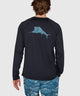 Tommy Bahama Long Sleeve Chill Time Surf Crew Rash Guard T-Shirt