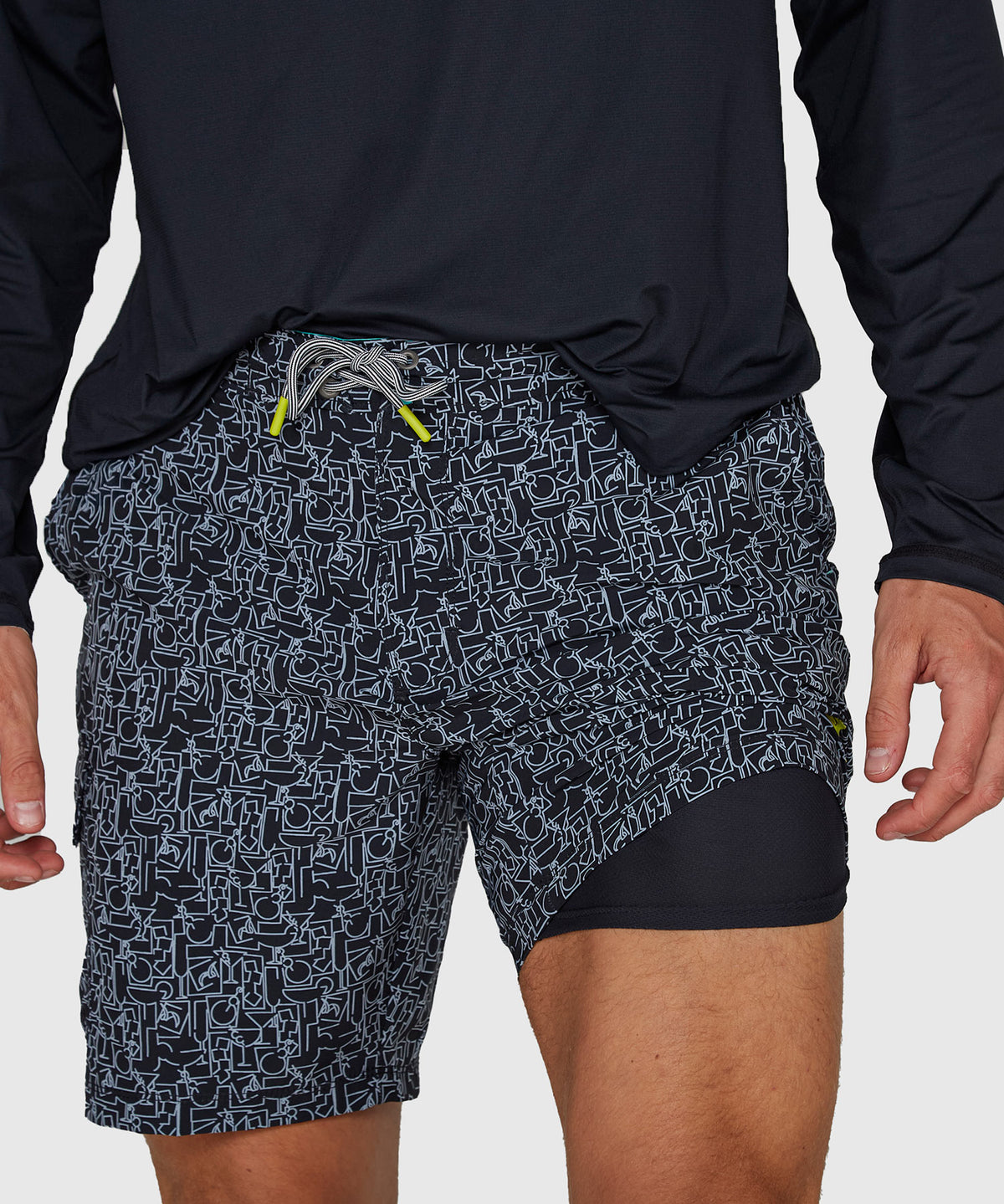 Tommy Bahama Baja Party Mixer Swim Trunk, Men's Big & Tall