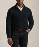 Polo Ralph Lauren Long Sleeve Textured Cotton Half-Zip Sweater
