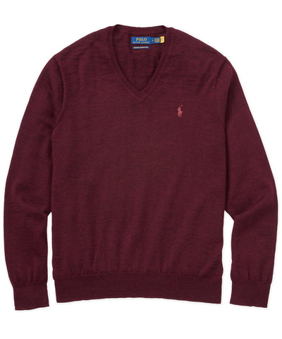 Polo Ralph Lauren Merino Wool V-Neck Sweater, Men's Big & Tall