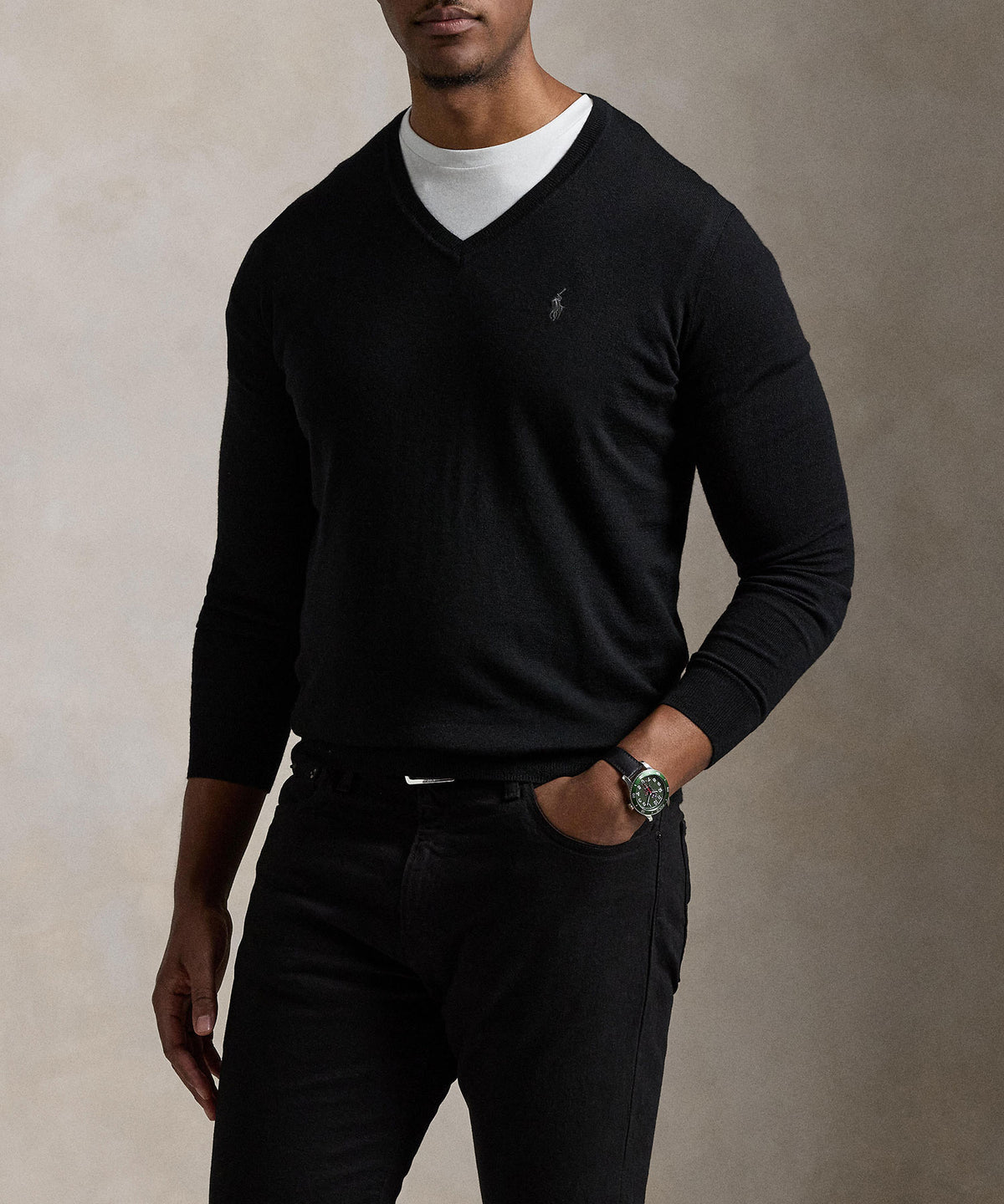 Polo Ralph Lauren Merino Wool V-Neck Sweater, Men's Big & Tall