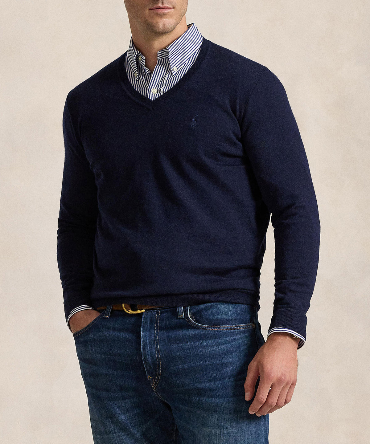 Polo Ralph Lauren Merino Wool V-Neck Sweater, Men's Big & Tall