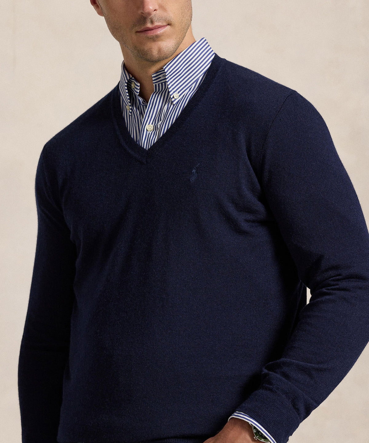 Polo Ralph Lauren Merino Wool V-Neck Sweater, Men's Big & Tall