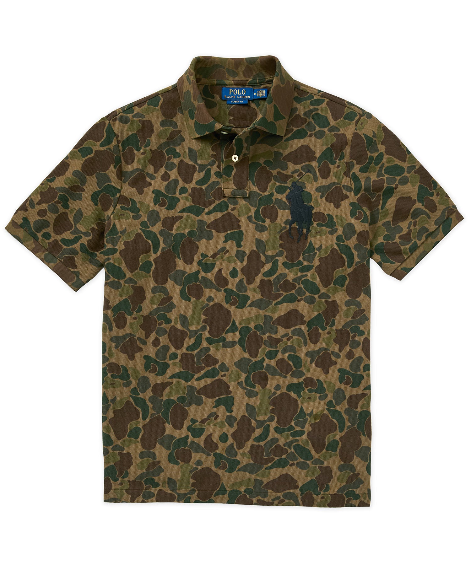 Polo Ralph Lauren Short Sleeve Animated Big Pony Mesh Polo, Men's Big & Tall