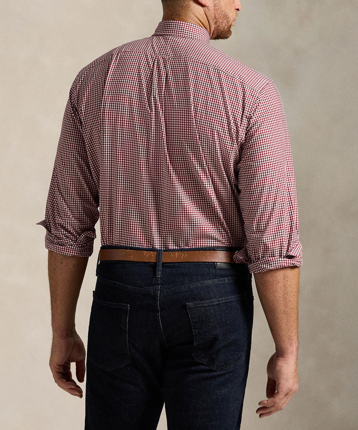 Polo Ralph Lauren Long Sleeve Button Down Collar Poplin Shirt, Men's Big & Tall