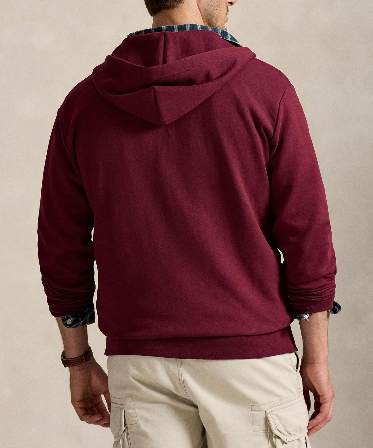 Polo Ralph Lauren Double Knit Full Zip Hoodie, Men's Big & Tall