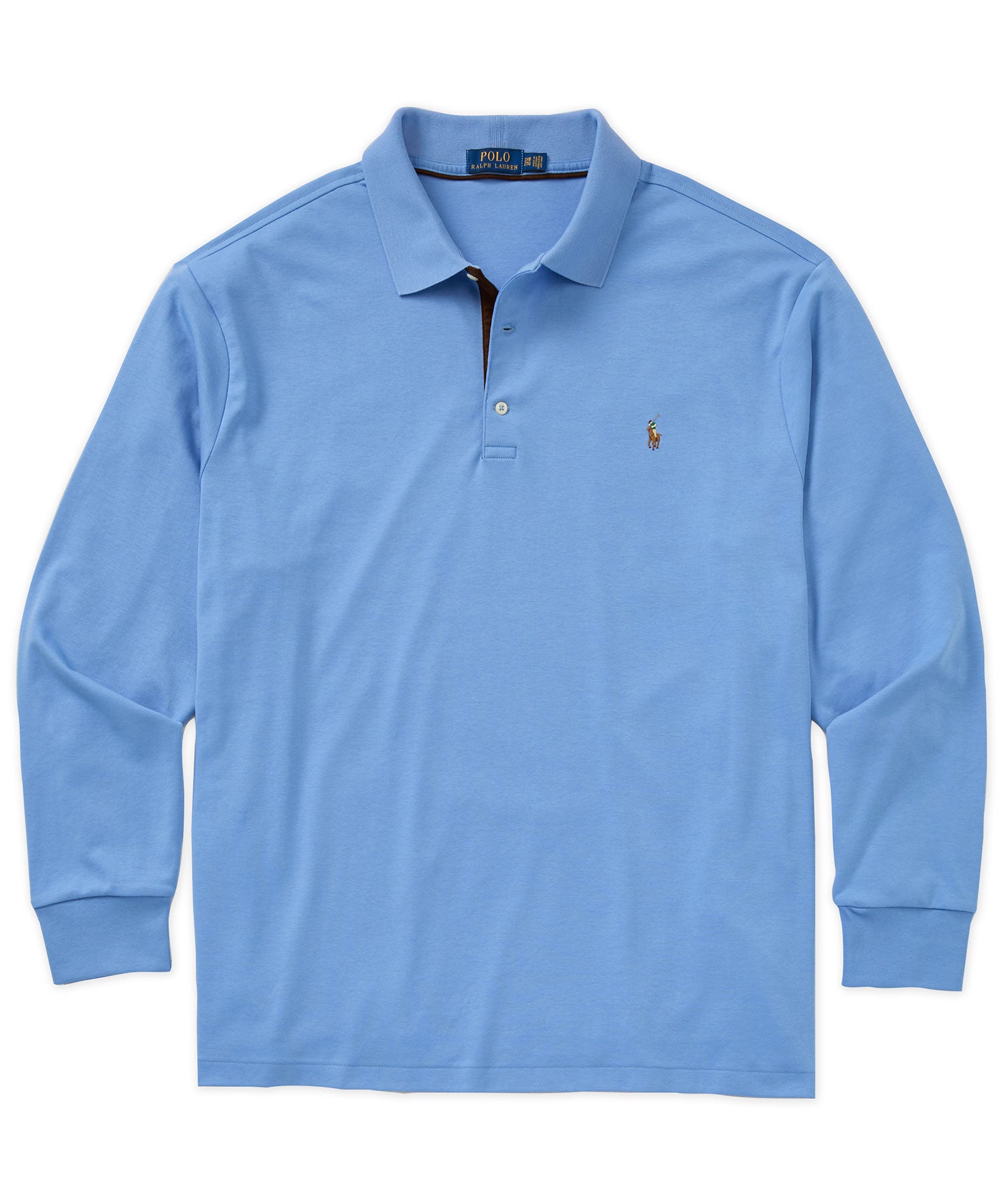 Polo Ralph Lauren Long Sleeve Soft Touch Cotton Polo, Men's Big & Tall
