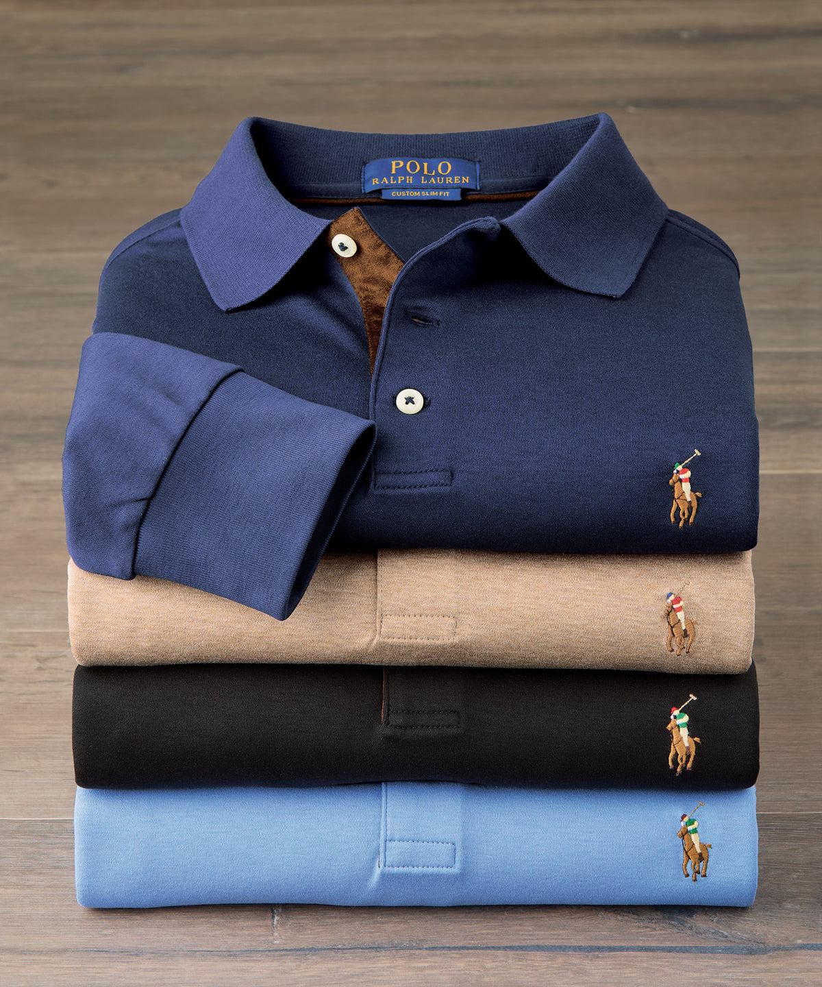 Polo Ralph Lauren Long Sleeve Soft Touch Cotton Polo, Men's Big & Tall