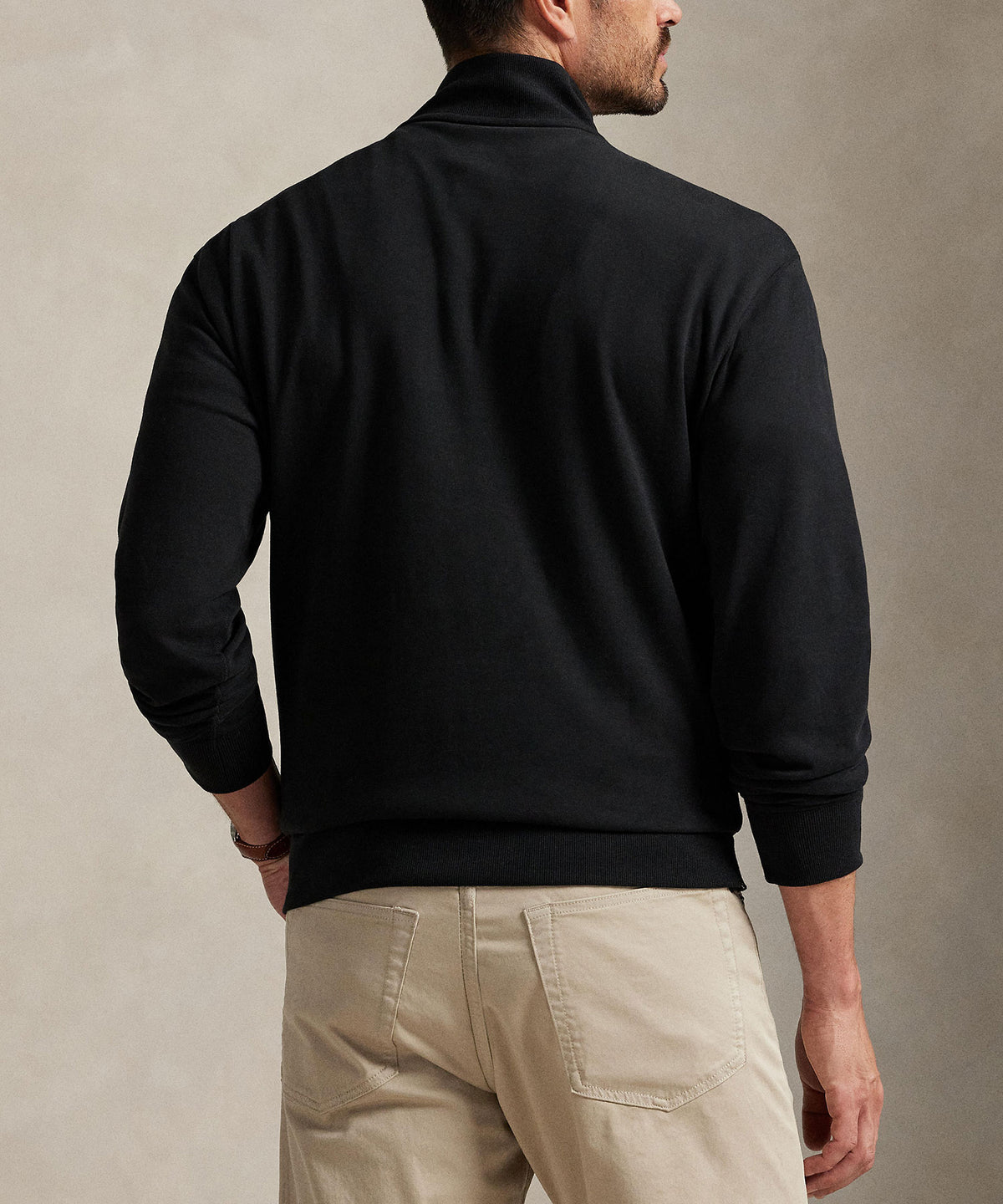 Polo Ralph Lauren Long Sleeve Luxury Jersey Half-Zip Pullover, Men's Big & Tall