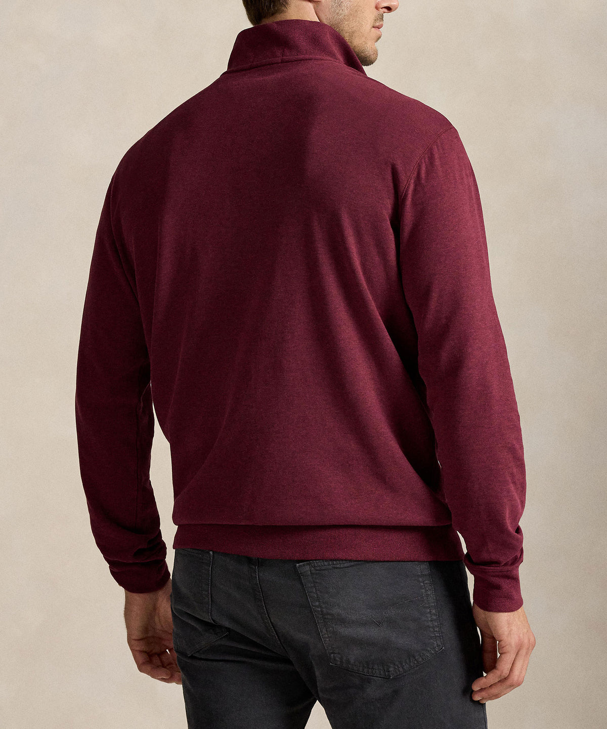 Polo Ralph Lauren Long Sleeve Luxury Jersey Half-Zip Pullover, Men's Big & Tall