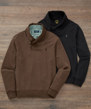 Polo Ralph Lauren Long Sleeve Lux Jersey Shawl Collar Pullover