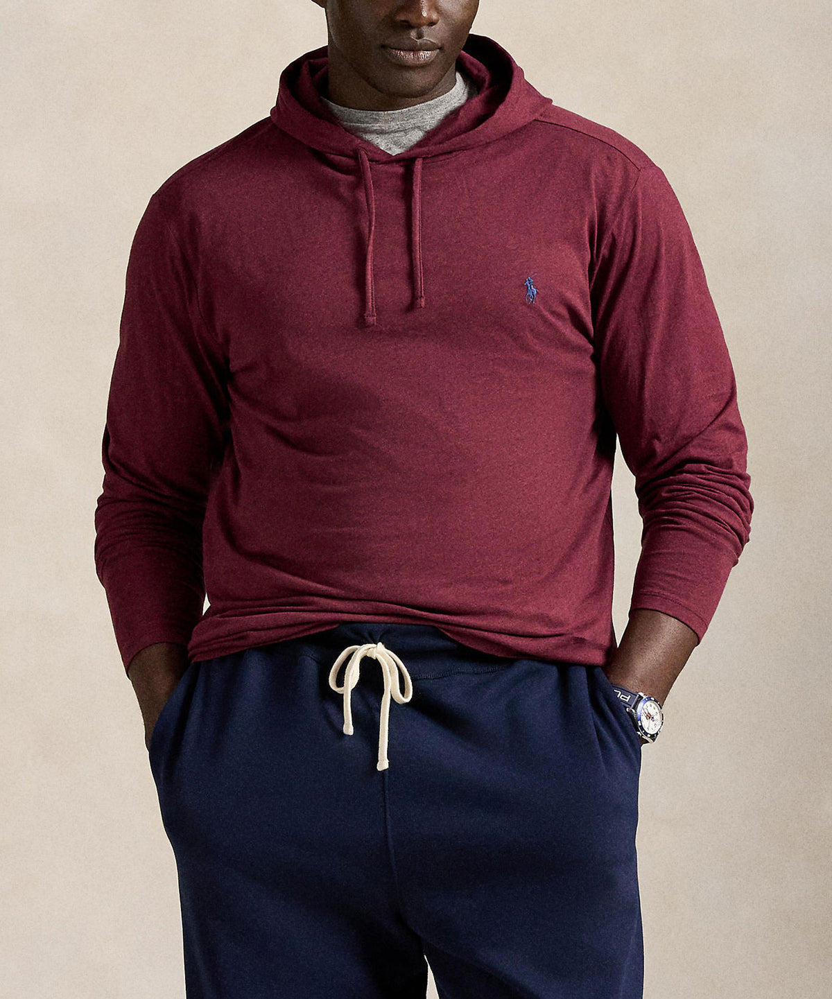 Polo Ralph Lauren Long Sleeve Hooded T-Shirt, Men's Big & Tall