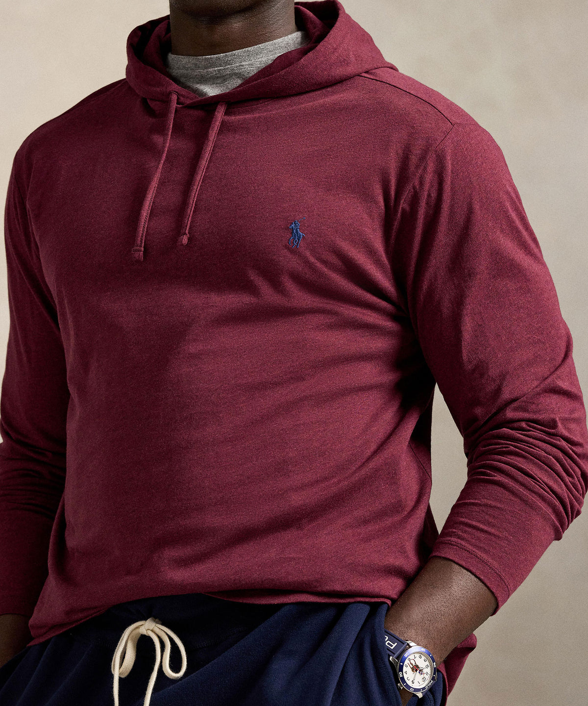 Polo Ralph Lauren Long Sleeve Hooded T-Shirt, Men's Big & Tall