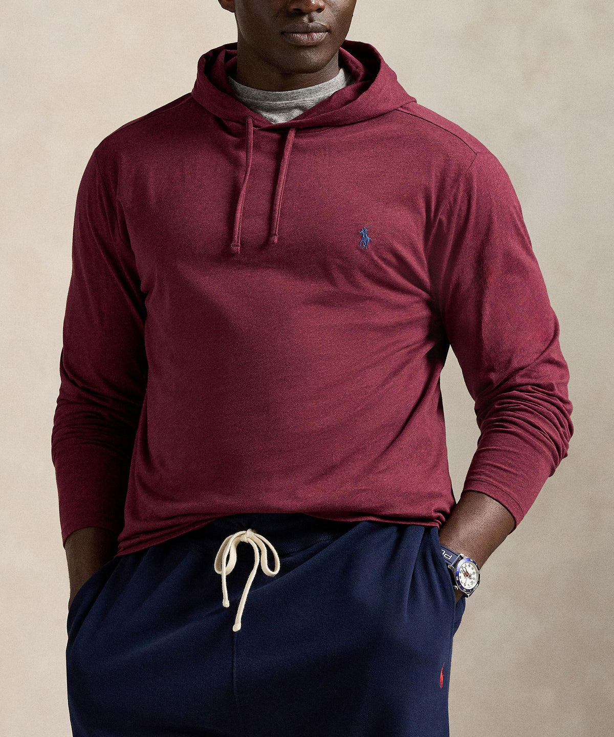Polo Ralph Lauren Long Sleeve Hooded T-Shirt, Men's Big & Tall