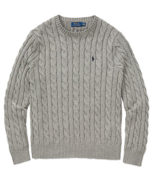 Polo Ralph Lauren Cotton Cable Crew Neck Sweater