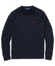 Polo Ralph Lauren Cotton Cable Crew Neck Sweater