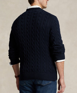 Polo Ralph Lauren Cotton Cable Crew Neck Sweater