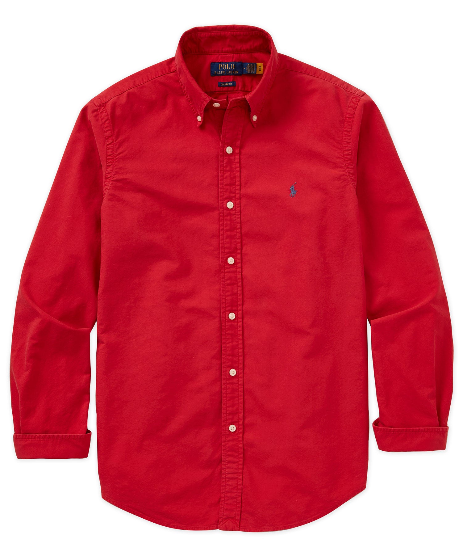 Polo Ralph Lauren Long Sleeve Garment Dyed Oxford Sport Shirt, Men's Big & Tall