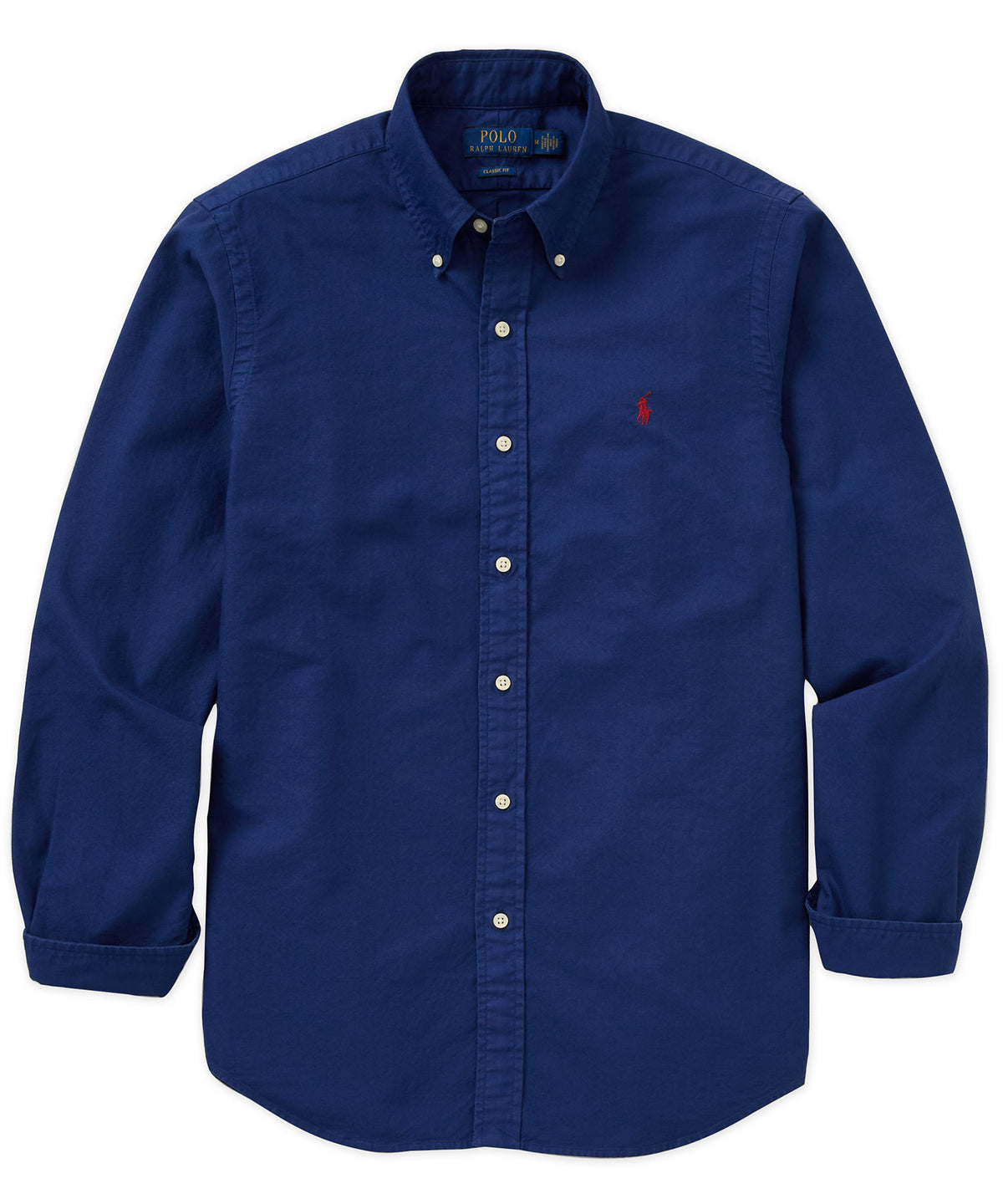 Polo Ralph Lauren Long Sleeve Garment Dyed Oxford Sport Shirt, Men's Big & Tall