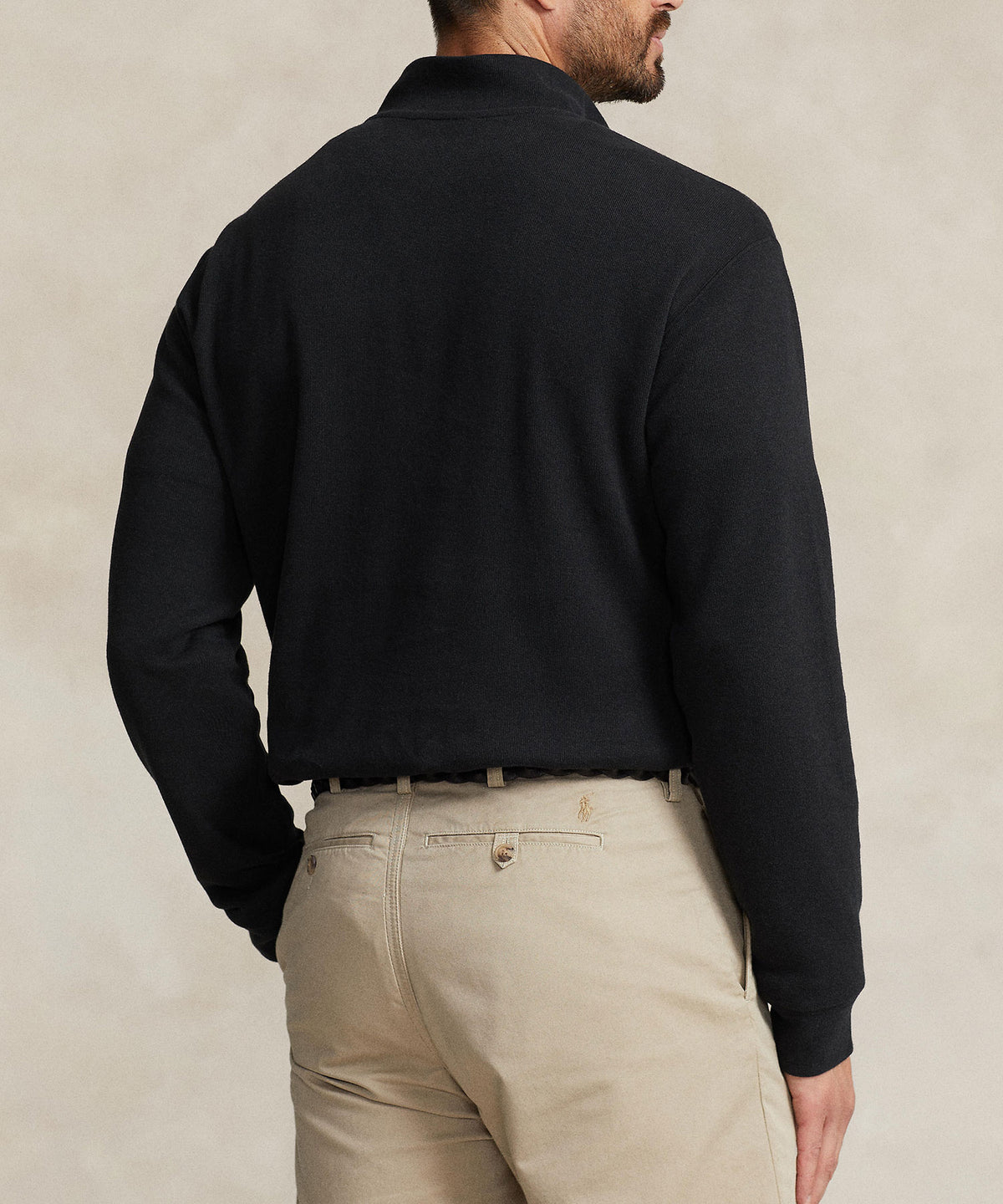 Polo Ralph Lauren Long Sleeve Estate Rib Half-Zip Sweater, Men's Big & Tall