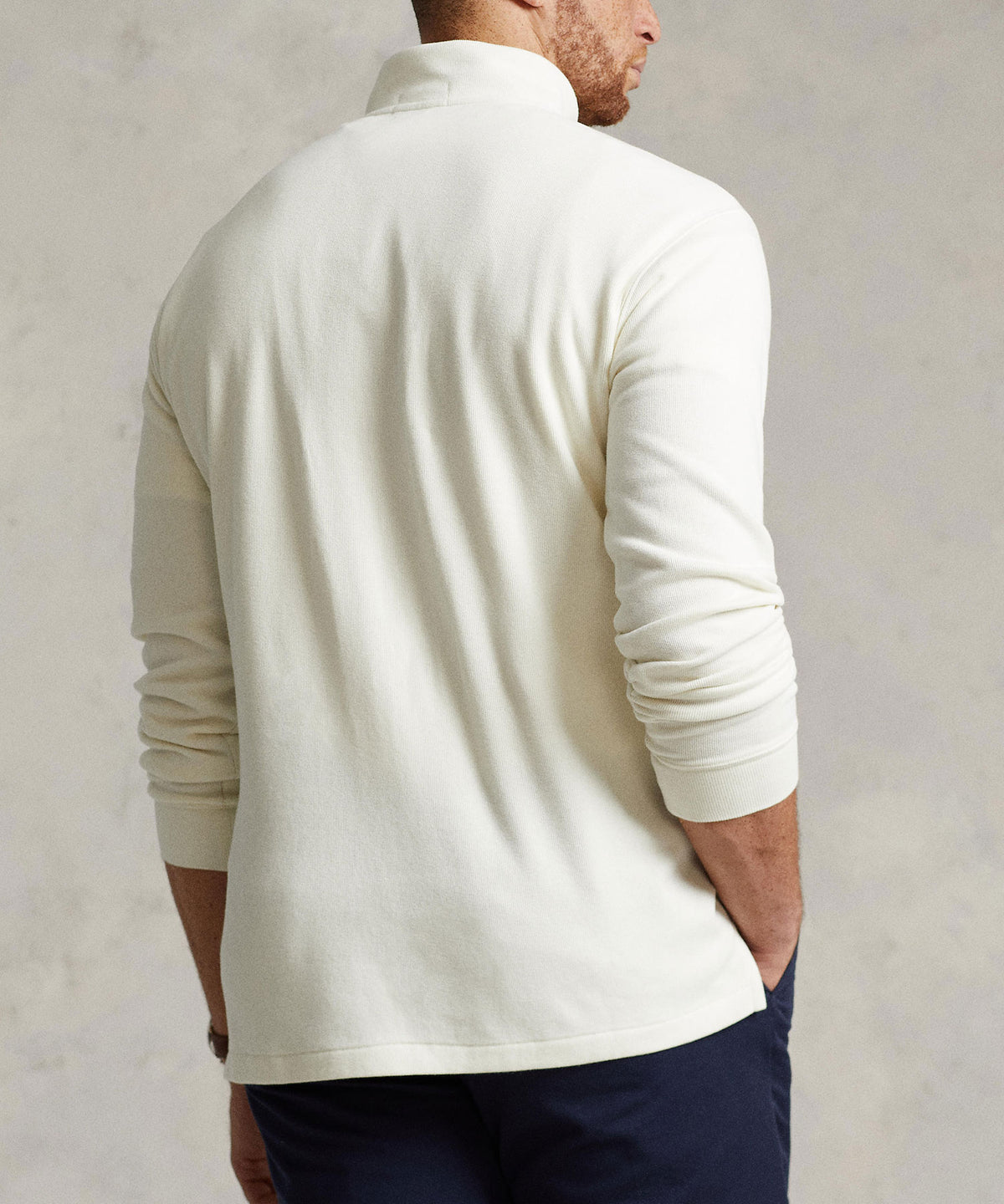 Polo Ralph Lauren Long Sleeve Estate Rib Half-Zip Sweater, Men's Big & Tall