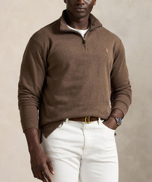 Polo Ralph Lauren Long Sleeve Estate Rib Half-Zip Sweater