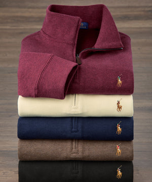 Polo Ralph Lauren Long Sleeve Estate Rib Half-Zip Sweater
