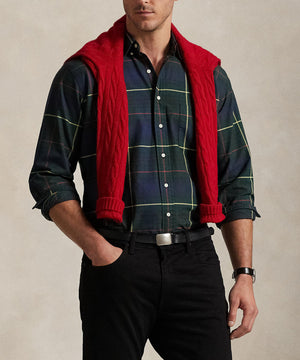 Polo Ralph Lauren Long Sleeve Tartan Oxford Sport Shirt