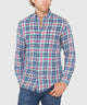 Westport Lifestyle Long Sleeve Button Down Collar Plaid Sport Shirt