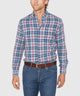 Westport Lifestyle Long Sleeve Button Down Collar Plaid Sport Shirt