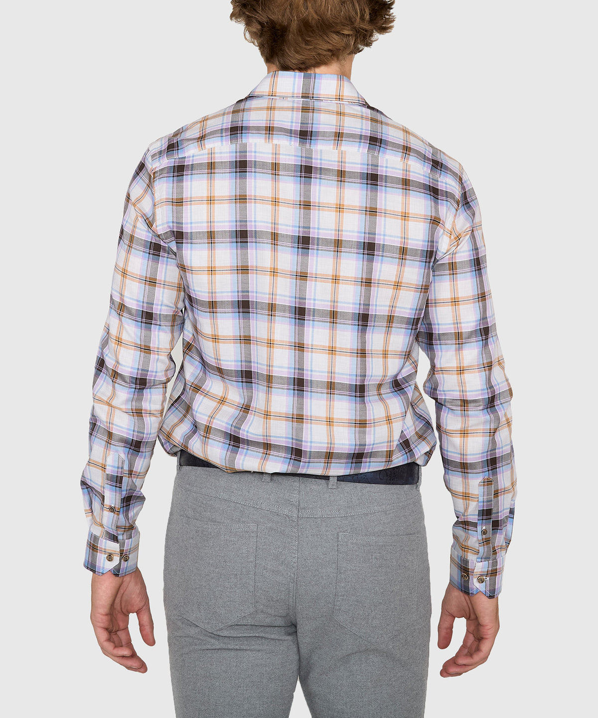 Westport Black Long Sleeve Button Under Spread Collar Sport Shirt, Men's Big & Tall